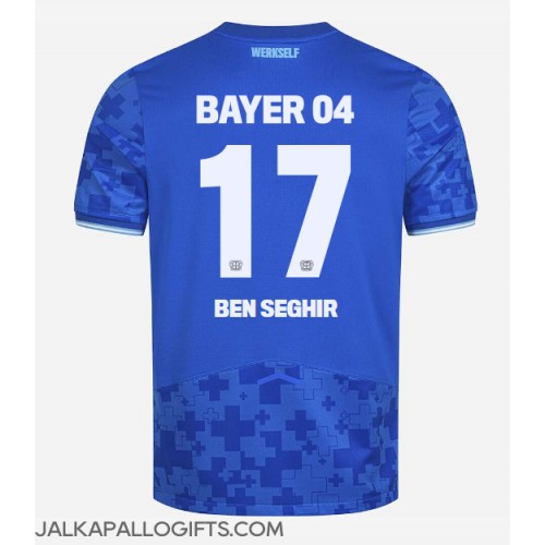 Bayer Leverkusen Eliesse Ben Seghir #17 Kolmaspaita 2025-26 Lyhythihainen